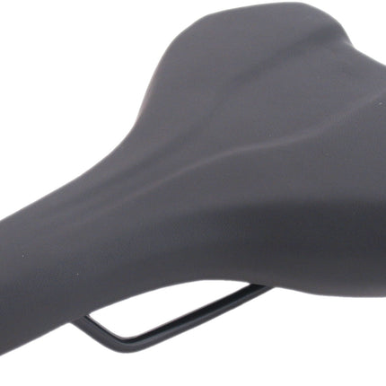 Fietszadel Selle Monte Grappa Althea met handgreep voor e-bike - zwart skai leer