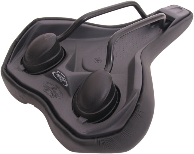 Fietszadel Selle Monte Grappa Althea - zwart skai leer - afbeelding 2