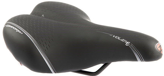 Fietszadel Selle Bassano Volare L NS99 met LED voor dames - zwart