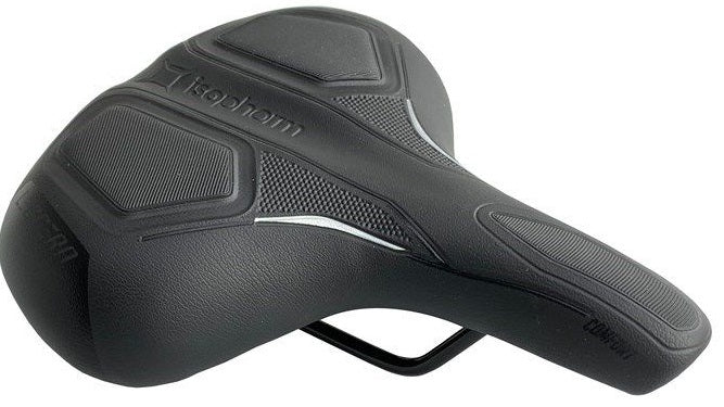 Fietszadel Selle Bassano Leggera Isophorm City - zwart