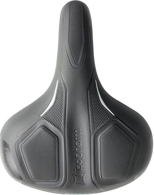 Fietszadel Selle Bassano Leggera Isophorm City - zwart
