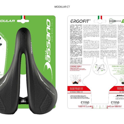 Fietszadel Selle Bassano Modular CT - zwart - afbeelding 3