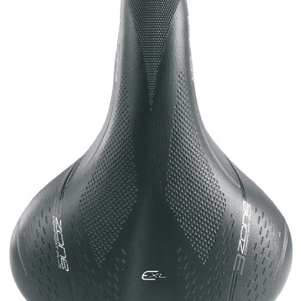 Fietszadel Selle Bassano Volare XXL BigCity met elastomeer demping - zwart - afbeelding 4