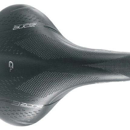 Fietszadel Selle Bassano Volare XXL BigCity met elastomeer demping - zwart - afbeelding 5