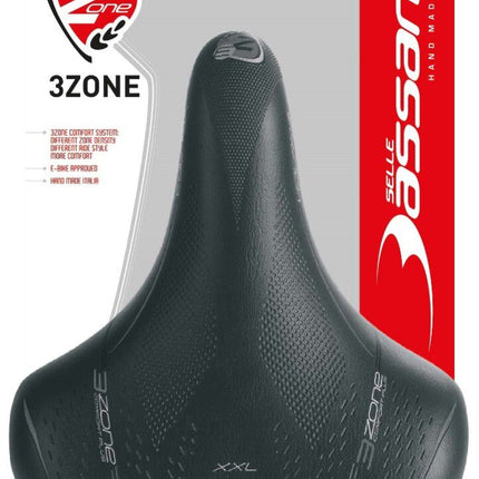 Fietszadel Selle Bassano Volare XXL Cruiser - zwart - afbeelding 2