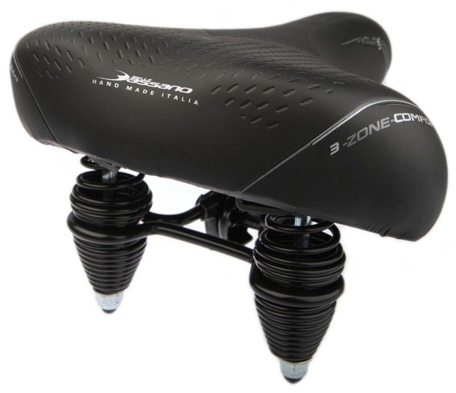 Fietszadel Selle Bassano Volare XXL Cruiser - zwart