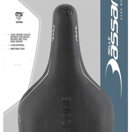 Fietszadel Selle Bassano Rivale 3zone Sport - zwart - afbeelding 2