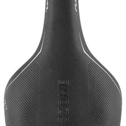 Fietszadel Selle Bassano Rivale 3zone Sport met Spanninga achterlicht - zwart