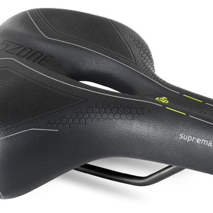Fietszadel Selle Bassano Suprema 5zone EL Dames met elastomere demping - zwart
