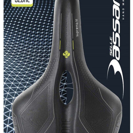 Fietszadel Selle Bassano Suprema 5zone EL Heren met elastomere demping - zwart - afbeelding 3
