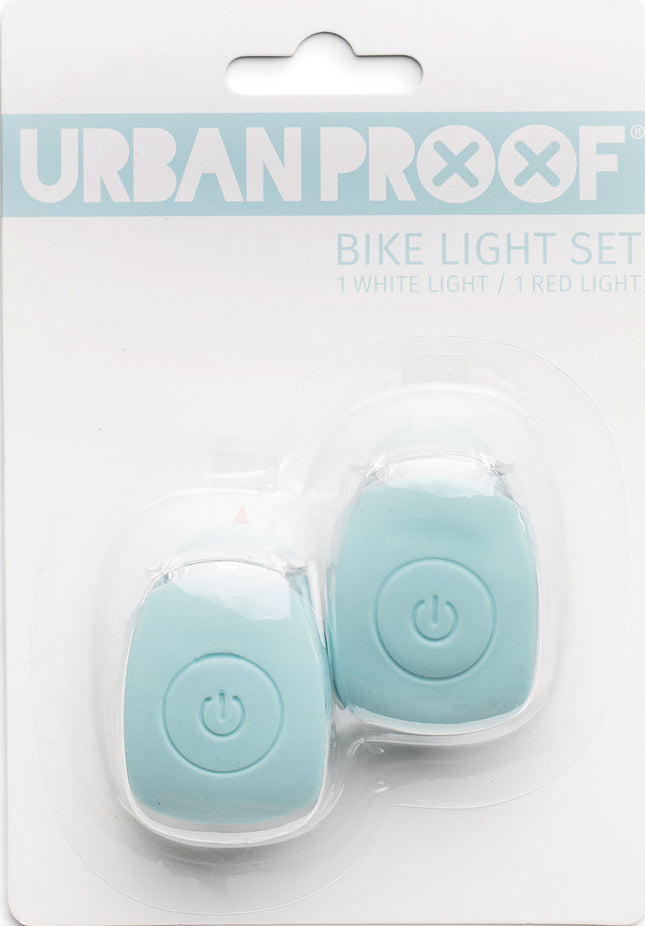 Siliconen LED fietslampjes Urban Proof - vintage blauw