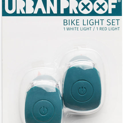 Siliconen LED fietslampjes Urban Proof - emerald groen