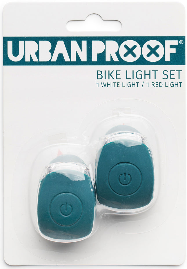 Siliconen LED fietslampjes Urban Proof - emerald groen