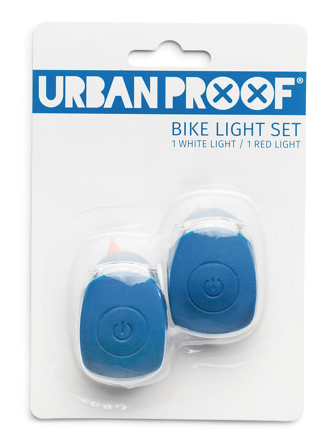 Siliconen LED fietslampjes Urban Proof - donkerblauw