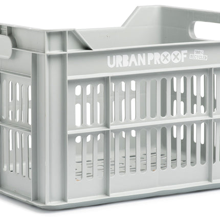 Gerecyclede fietskrat Urban Proof 30 liter - lichtgrijs