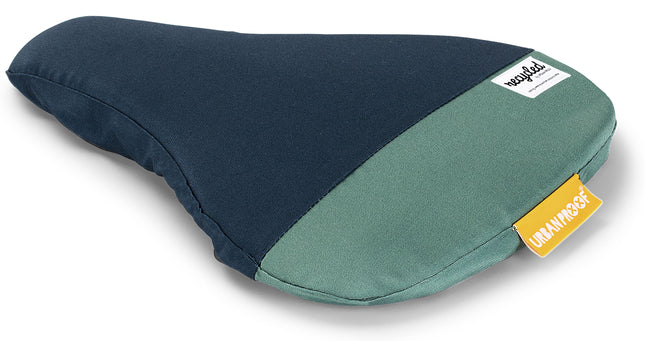 Gerecyclede fietszadelhoes Urban Proof - blauw/groen