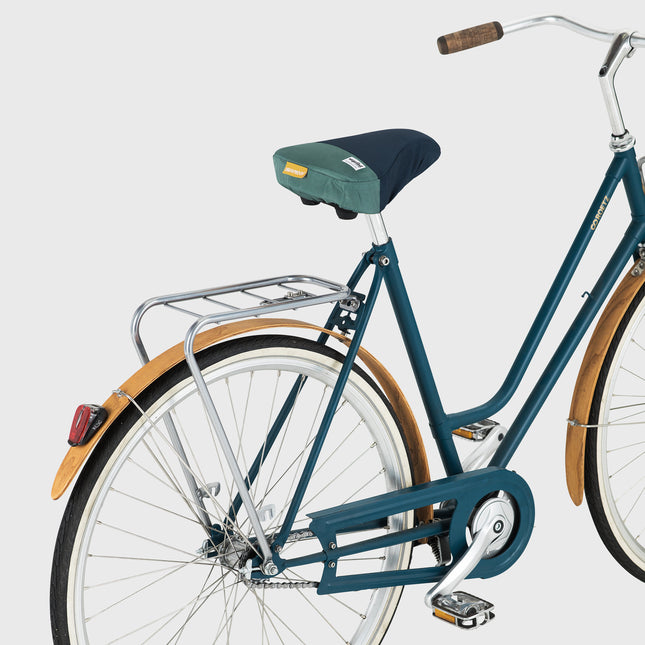Gerecyclede fietszadelhoes Urban Proof - blauw/groen