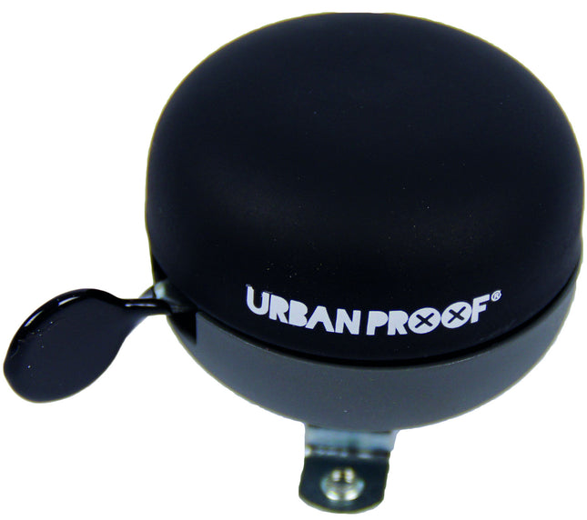 Fietsbel Ding-Dong Urban Proof ø65mm - mat zwart/grijs