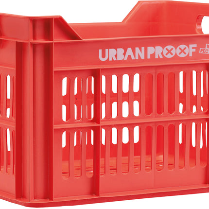 Gerecyclede fietskrat Urban Proof 30 liter - lobster red