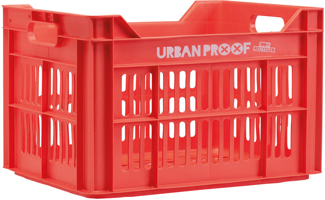 Gerecyclede fietskrat Urban Proof 30 liter - lobster red