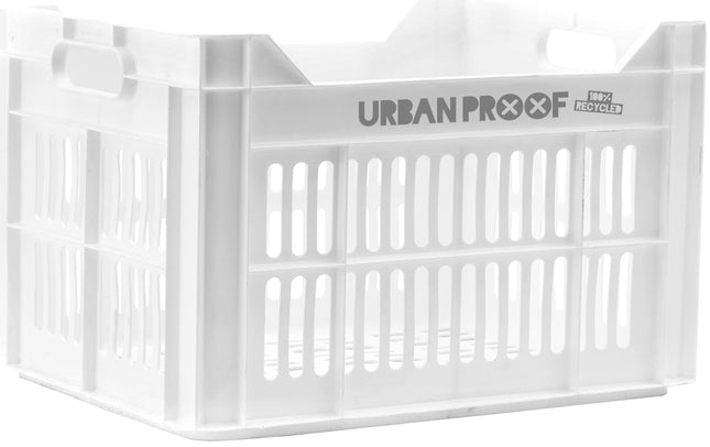 Gerecyclede fietskrat Urban Proof 30 liter - wit