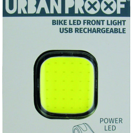 Koplamp LED Urban Proof High Power vierkant - USB oplaadbaar - afbeelding 2