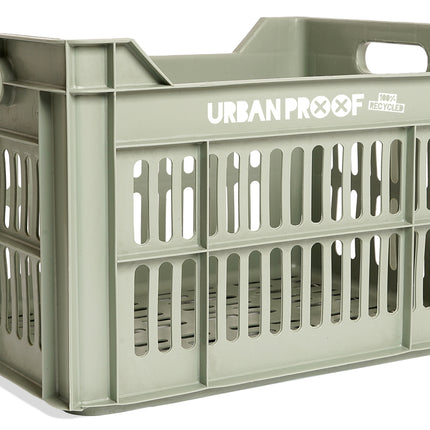 Gerecyclede fietskrat Urban Proof 30 liter - misty mint
