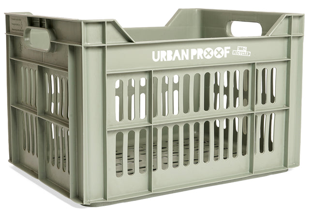 Gerecyclede fietskrat Urban Proof 30 liter - misty mint