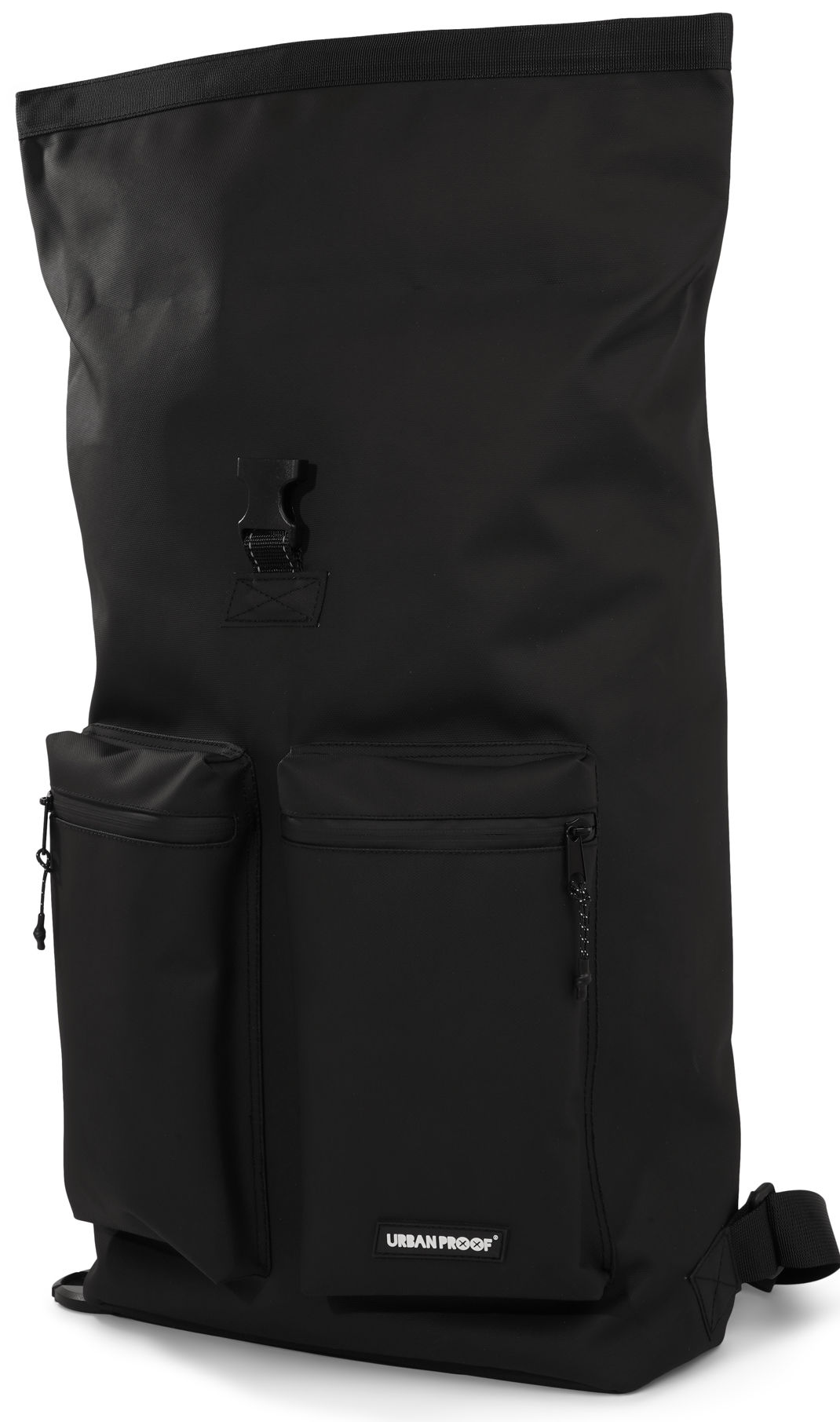 Gerecyclede shopper fietstas Urban Proof Rolltop Backpack 20 liter  34 x 13 x 46 cm - zwart