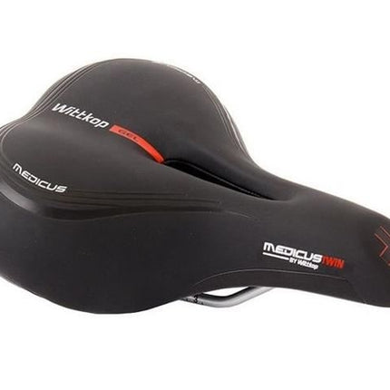 Wittkop Twin Medicus 3.0 City/Trekking Bicycle Saddle - Black