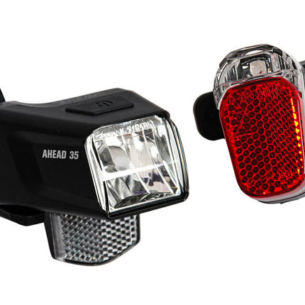 Koplamp Led Büchel "Ahead 35" + Z-Fire Micro - zwart
