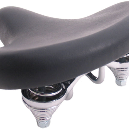 Fietszadel voor 20-22" kinderfiets - zwart