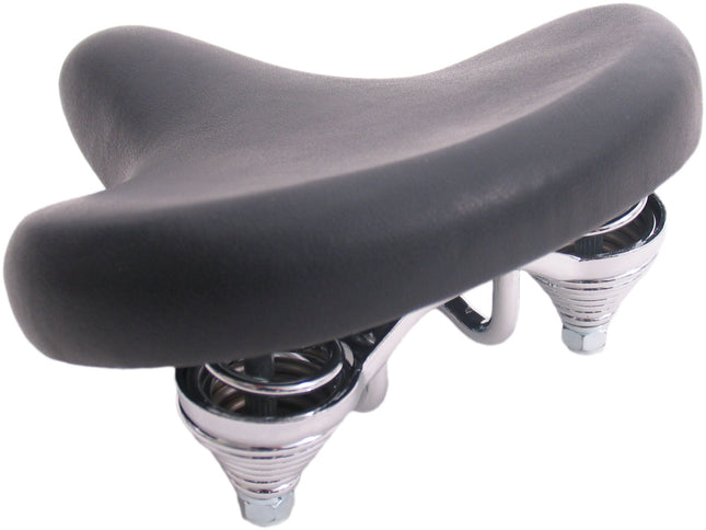 Fietszadel voor 20-22" kinderfiets - zwart
