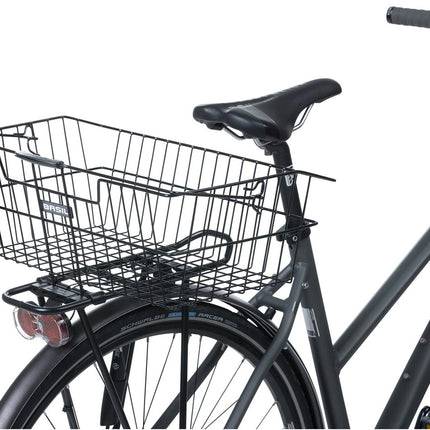 Fietsmand Basil Corsica XXL 20-25 liter 31 x 51 x 18 cm- zwart