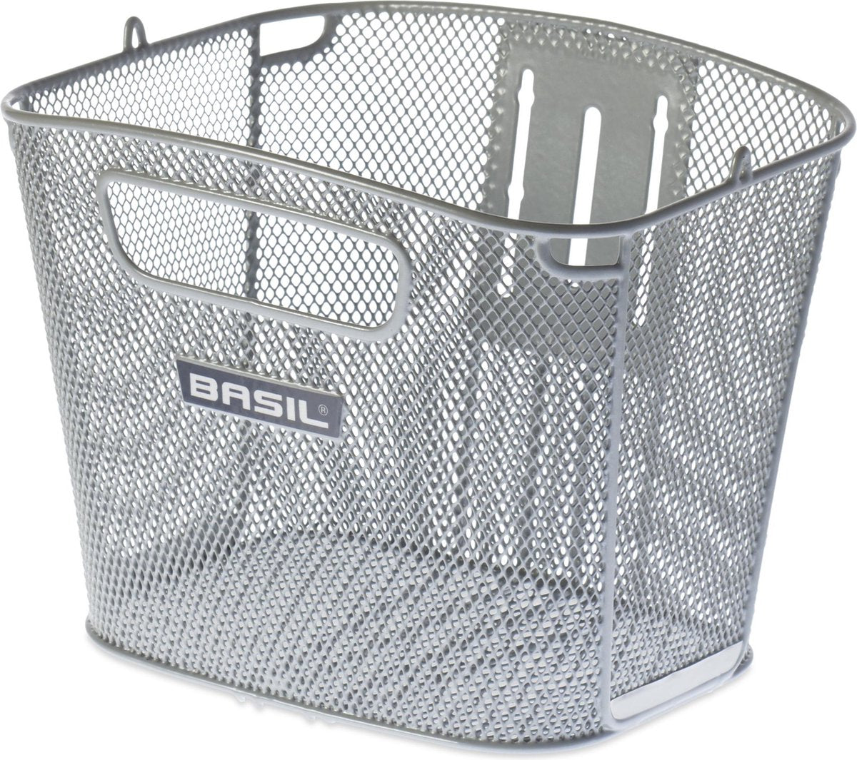 Fietsmand Basil Bold Front FM - zilver