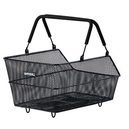 Fietsmand Basil Cento S met MIK-systeem 35 x 25 x 22 cm - zwart