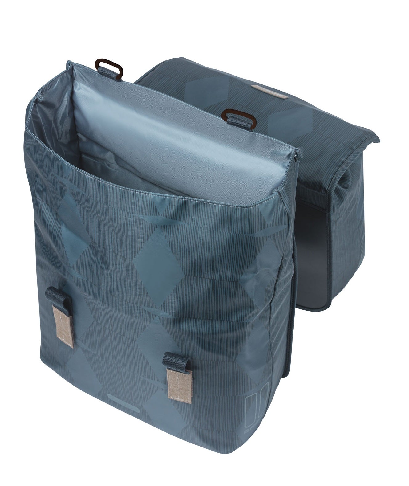 Dubbele fietstas Basil Elegance 40-49 liter 40 x 38 x 16 cm - chateau taupe