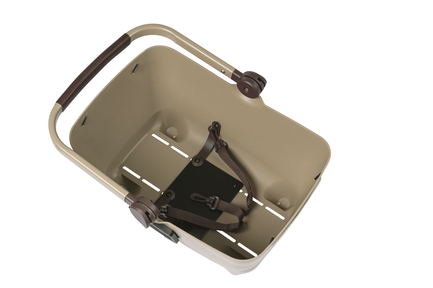 Hondenfietsmand Basil Buddy KF 32 liter 45 x 32 x 22 cm - biscotti brown
