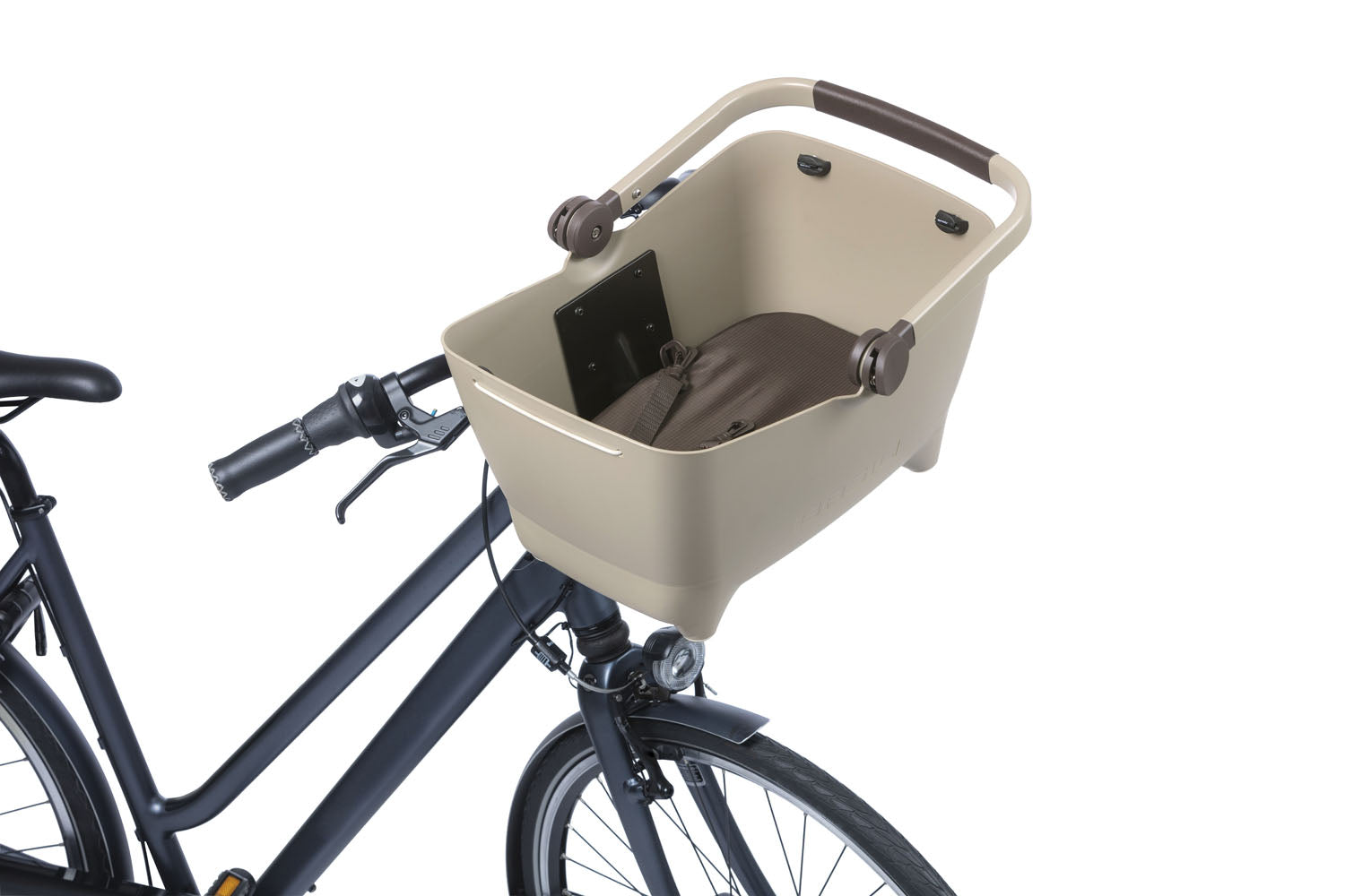 Hondenfietsmand Basil Buddy KF 32 liter 45 x 32 x 22 cm - biscotti brown