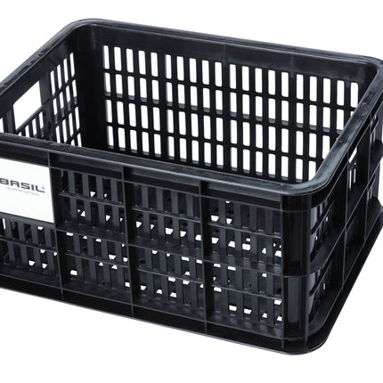 Gerecyclede fietskrat Basil Crate S 17.5 liter 29 x 39 x 20 cm - black - afbeelding 3