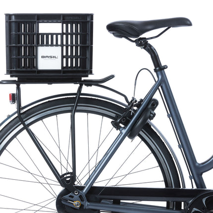 Gerecyclede fietskrat Basil Crate S 17.5 liter 29 x 39 x 20 cm - black - afbeelding 6