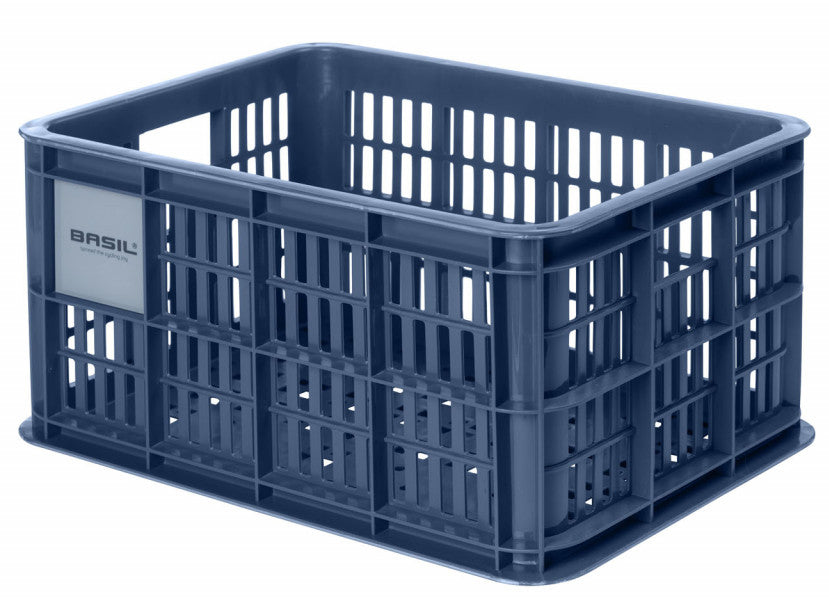 Gerecyclede fietskrat Basil Crate S 17.5 liter 29 x 39 x 20 cm - black