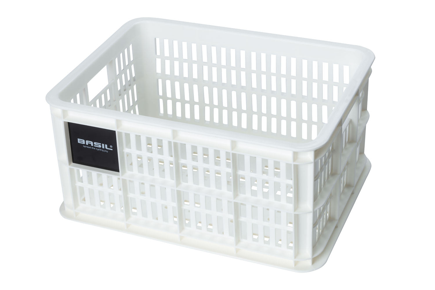 Gerecyclede fietskrat Basil Crate S 17.5 liter 29 x 39 x 20 cm - black