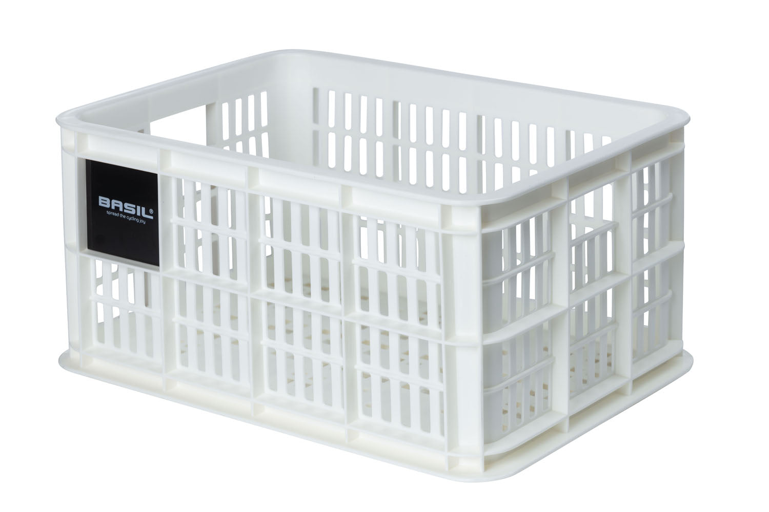 Gerecyclede fietskrat Basil Crate S 17.5 liter 29 x 39 x 20 cm - black