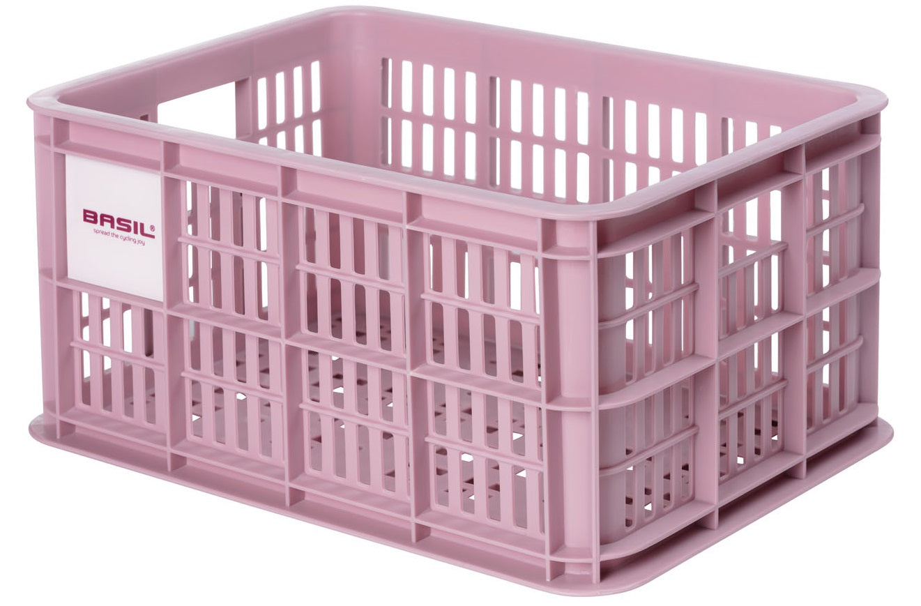 Gerecyclede fietskrat Basil Crate S 17.5 liter 29 x 39 x 20 cm - black