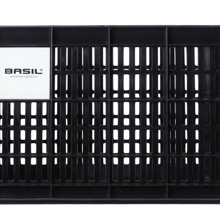 Gerecyclede fietskrat Basil Crate M 29.5 liter 35 x 45 x 25 cm - black