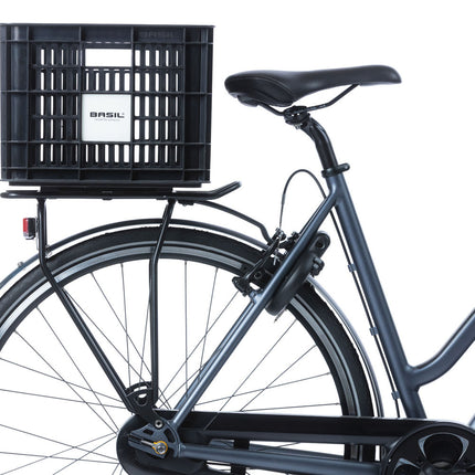 Gerecyclede fietskrat Basil Crate M 29.5 liter 35 x 45 x 25 cm - black - afbeelding 5