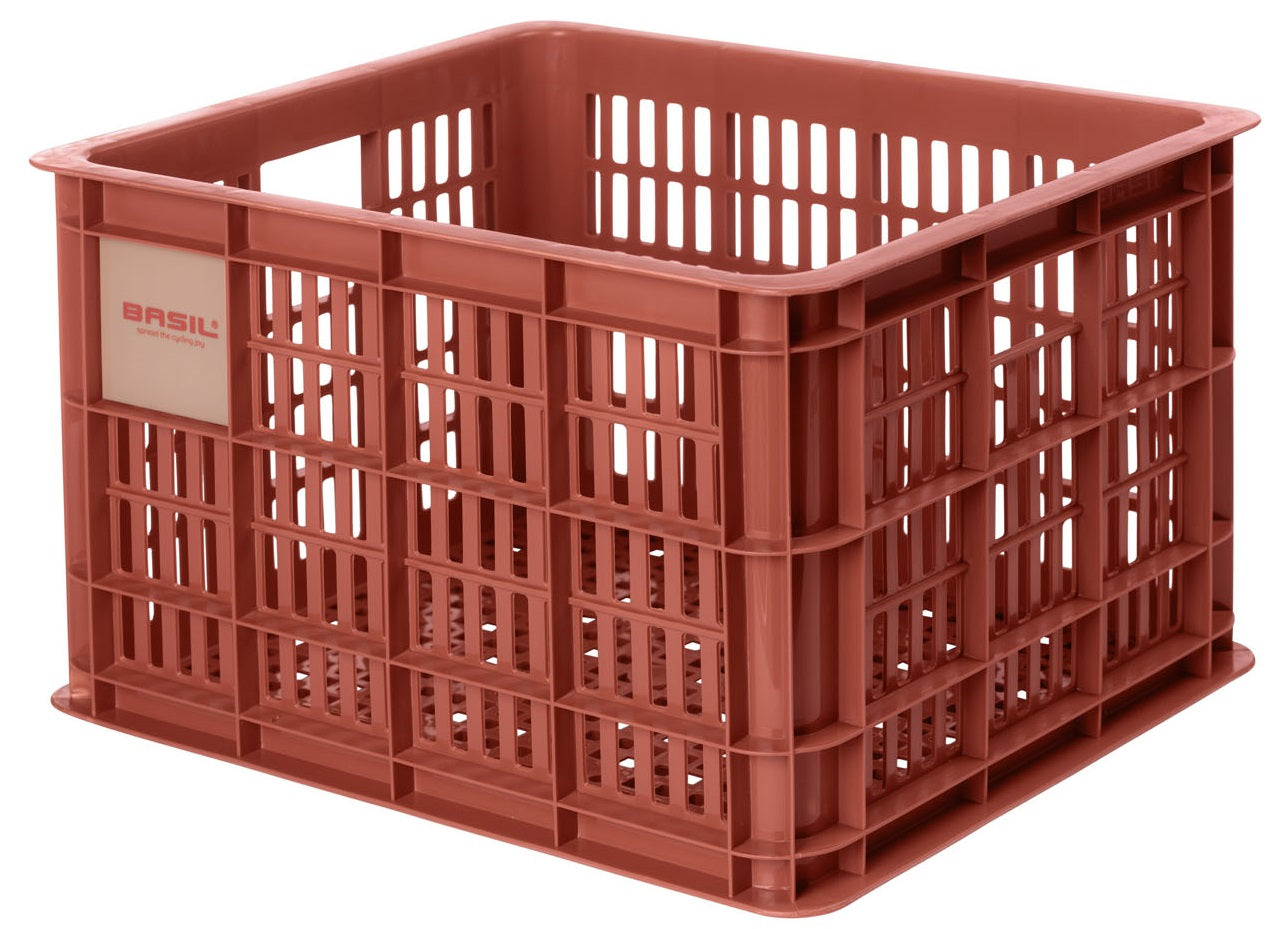 Gerecyclede fietskrat Basil Crate M 29.5 liter 35 x 45 x 25 cm - black
