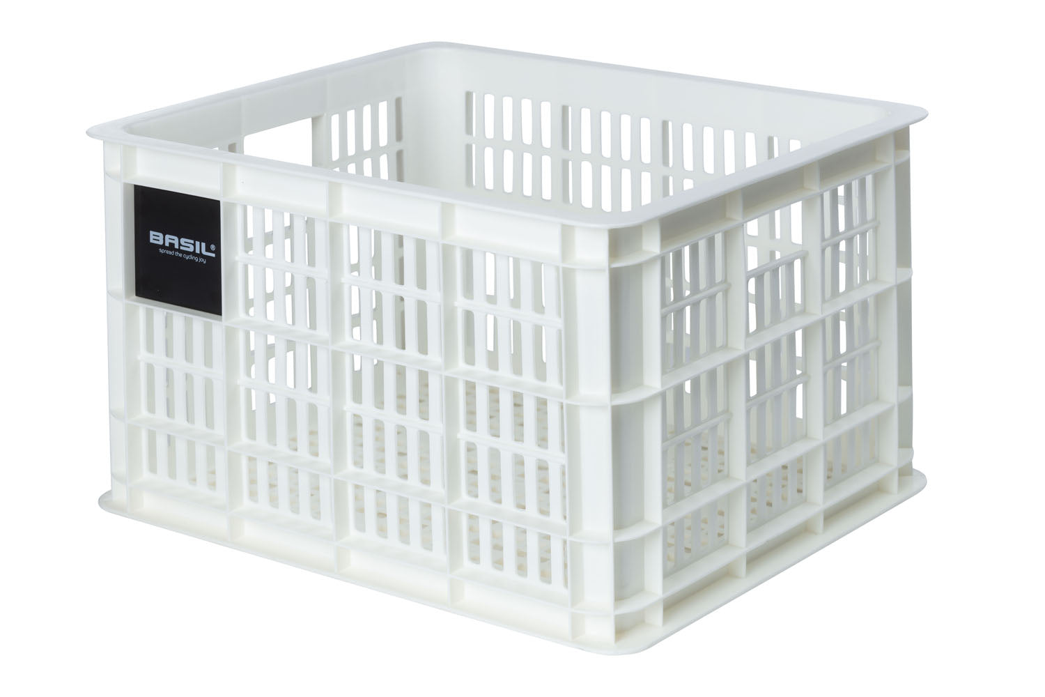 Gerecyclede fietskrat Basil Crate M 29.5 liter 35 x 45 x 25 cm - black