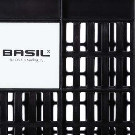 Gerecyclede fietskrat Basil Crate L 40.0 liter 39 x 49 x 26 cm - black - afbeelding 2